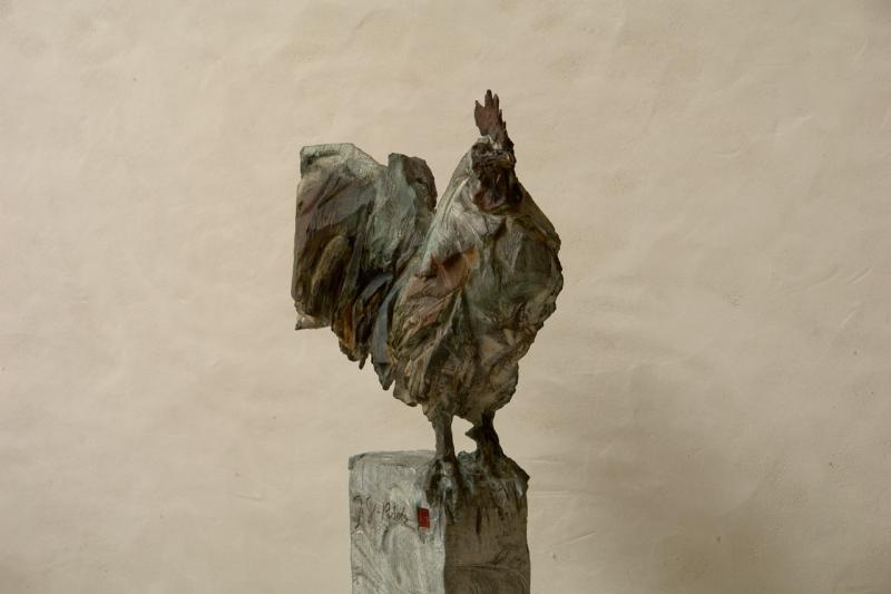 Jürgen  Lingl-Rebetez - Coq en Bronze