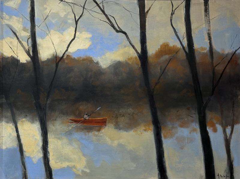 Matthieu Bobin - Kayak rouge - 60/80cm