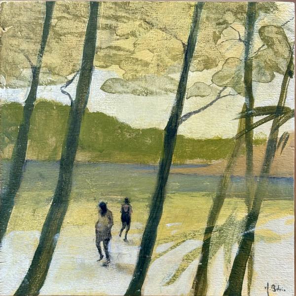 Matthieu Bobin - 20/20 cm - Acrylique sur panneau 