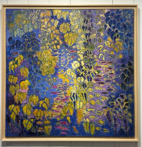 Jacques Dromart - Feuillage jaune - HST 100/100