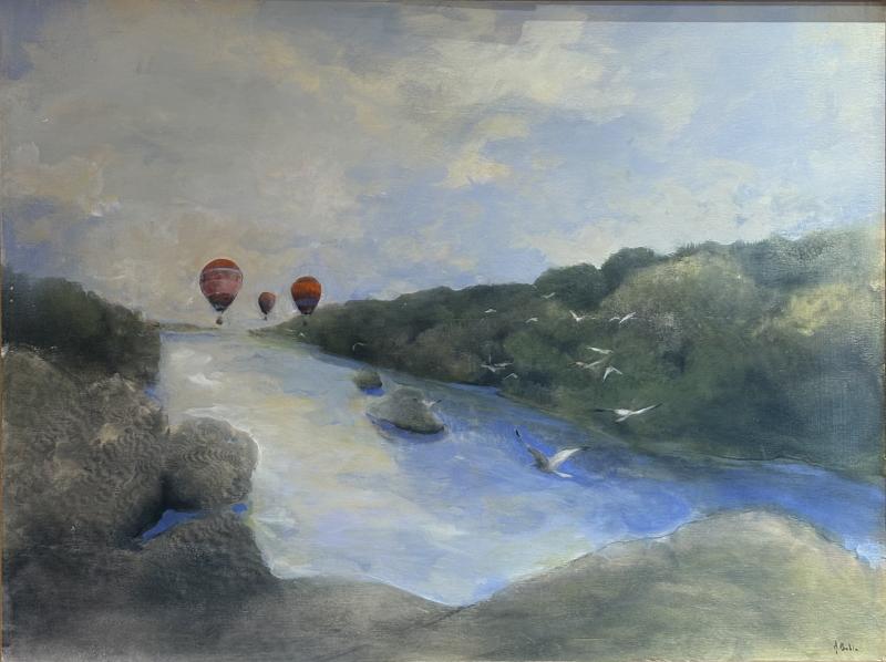 Matthieu Bobin - Montgolfi&egrave;res - 60/80cm