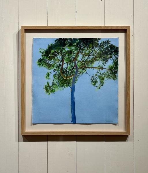 R&eacute;mi Hamoir - Arbre ciel bleu 63/63cm
