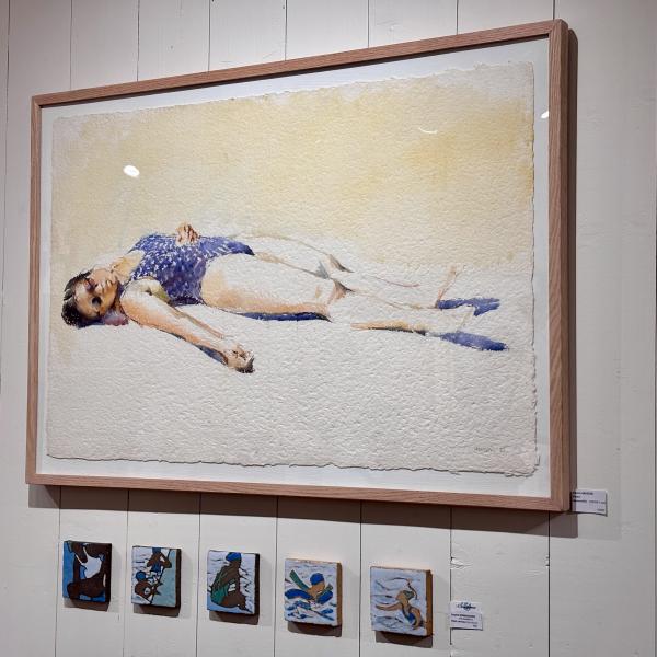 Rémi Hamoir - Eden - Aquarelle originale 100/64cm