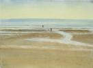 Rémi Hamoir - Marée basse - 63/85cm encadré -